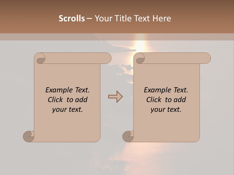Cylinder Horizon Rural Site PowerPoint Template