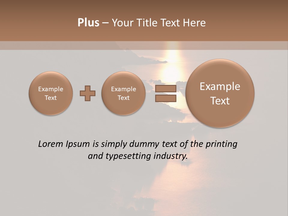 Cylinder Horizon Rural Site PowerPoint Template
