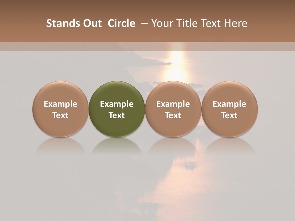 Cylinder Horizon Rural Site PowerPoint Template