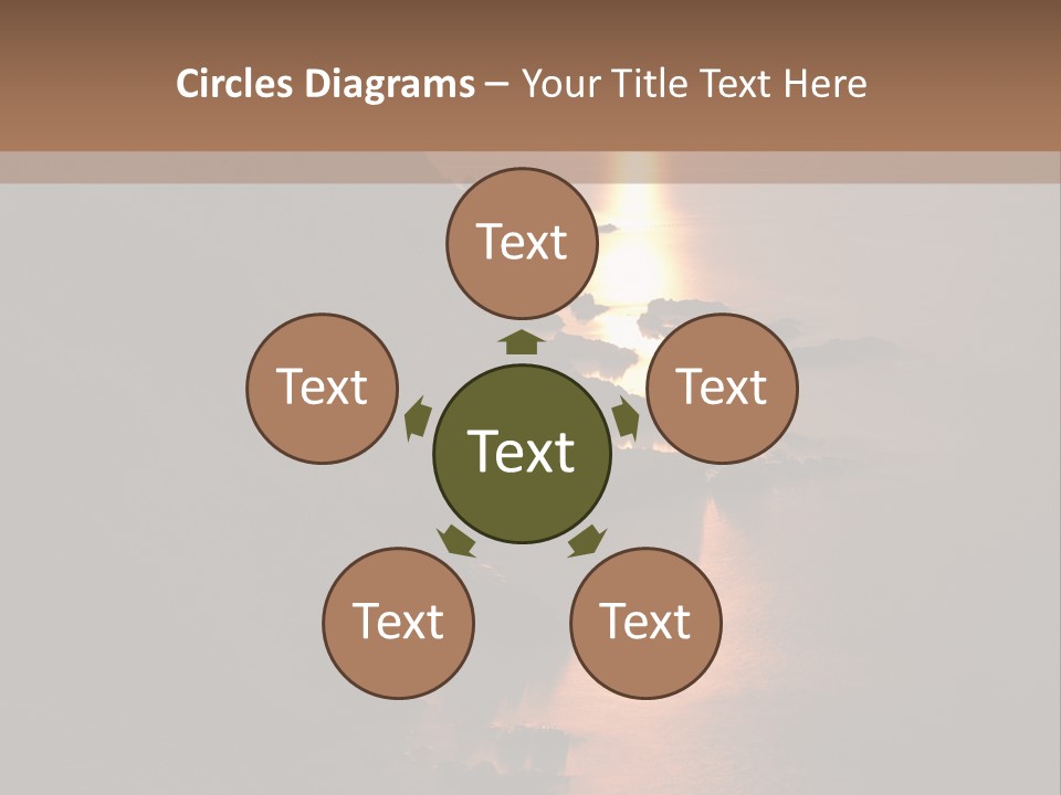 Cylinder Horizon Rural Site PowerPoint Template