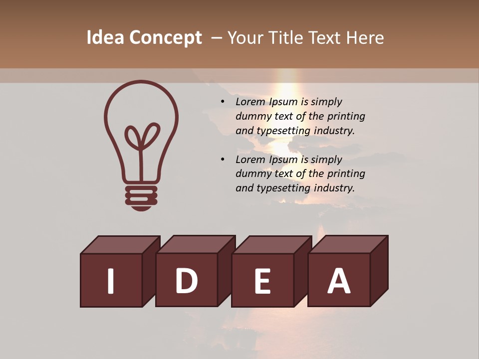 Cylinder Horizon Rural Site PowerPoint Template