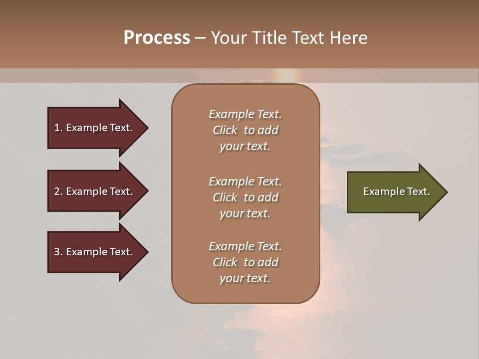 Cylinder Horizon Rural Site PowerPoint Template