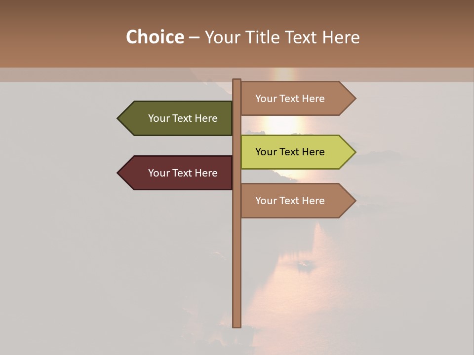 Cylinder Horizon Rural Site PowerPoint Template