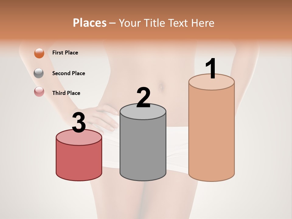 One Stomach Slender PowerPoint Template