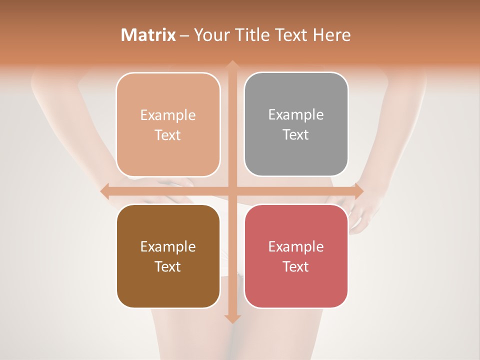 One Stomach Slender PowerPoint Template