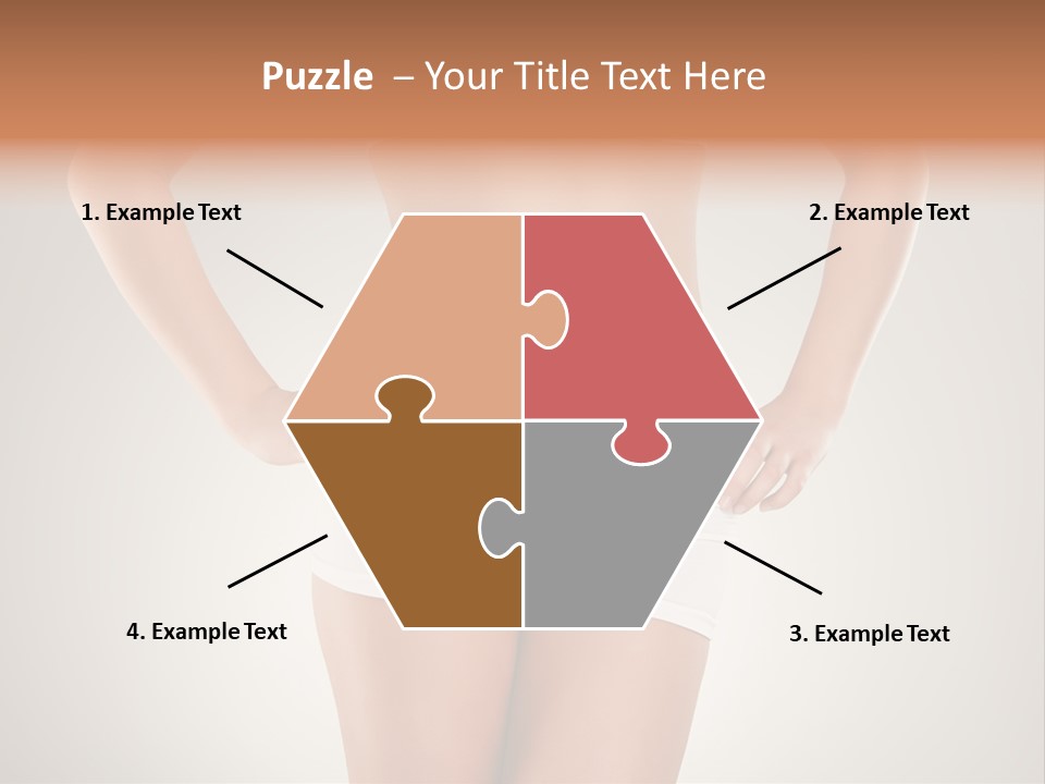 One Stomach Slender PowerPoint Template