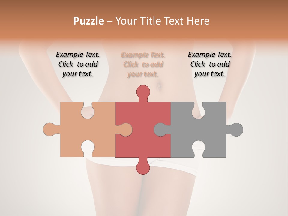 One Stomach Slender PowerPoint Template