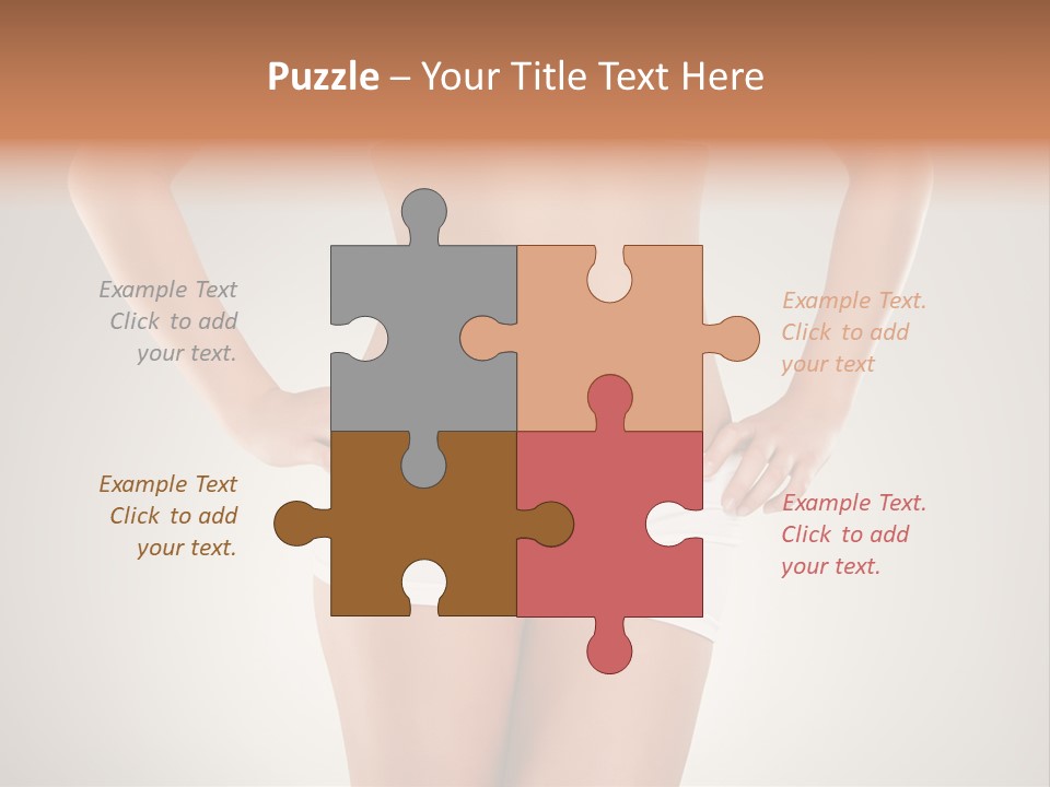 One Stomach Slender PowerPoint Template