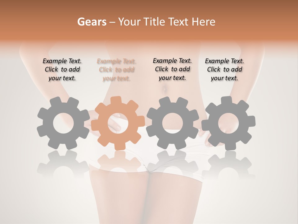 One Stomach Slender PowerPoint Template