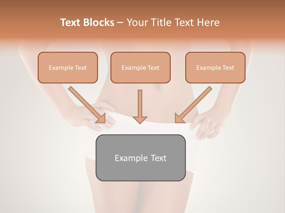 One Stomach Slender PowerPoint Template