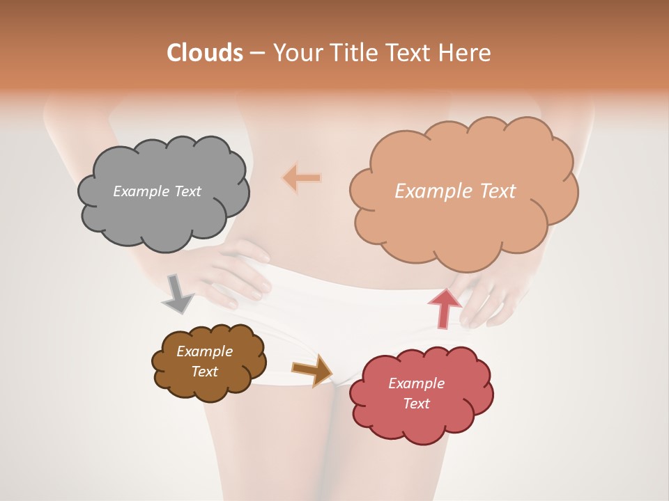 One Stomach Slender PowerPoint Template