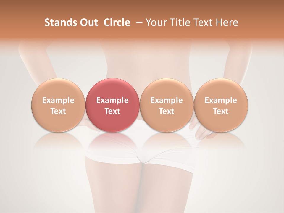 One Stomach Slender PowerPoint Template