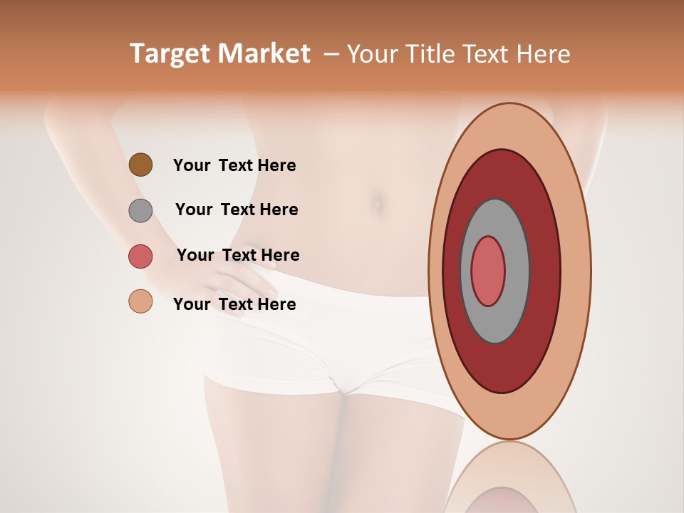 One Stomach Slender PowerPoint Template