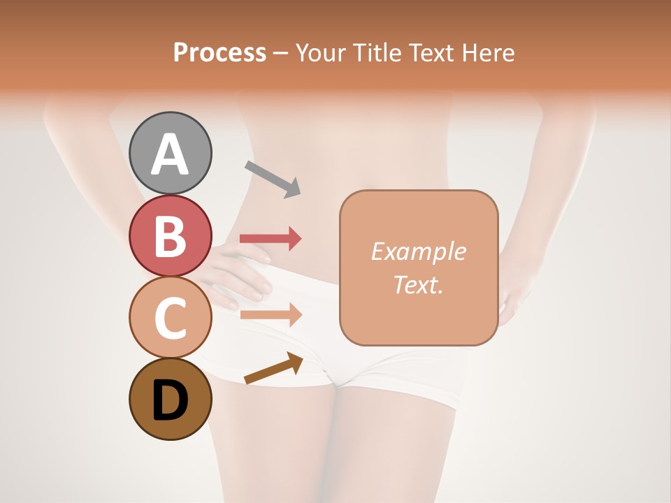 One Stomach Slender PowerPoint Template