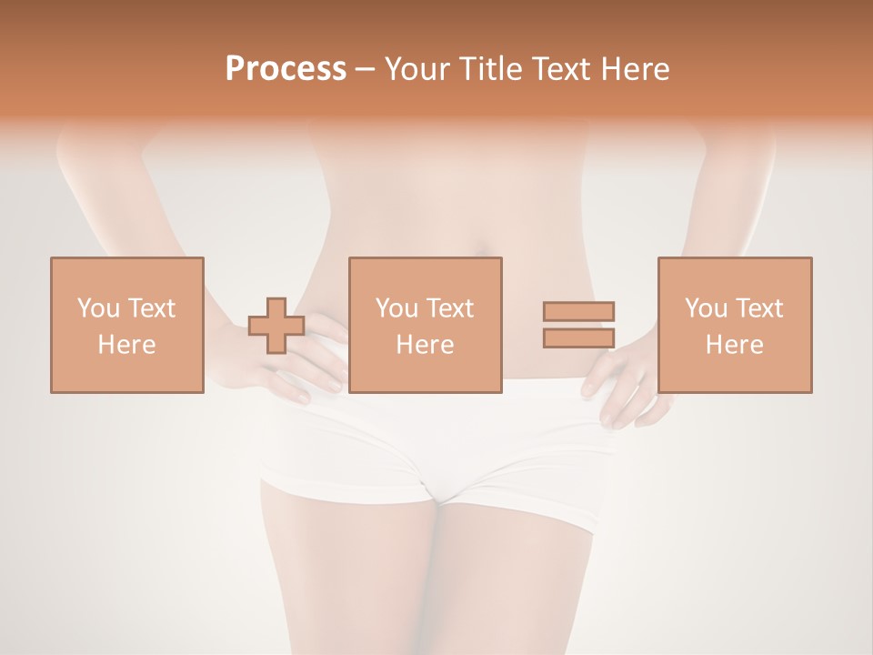 One Stomach Slender PowerPoint Template