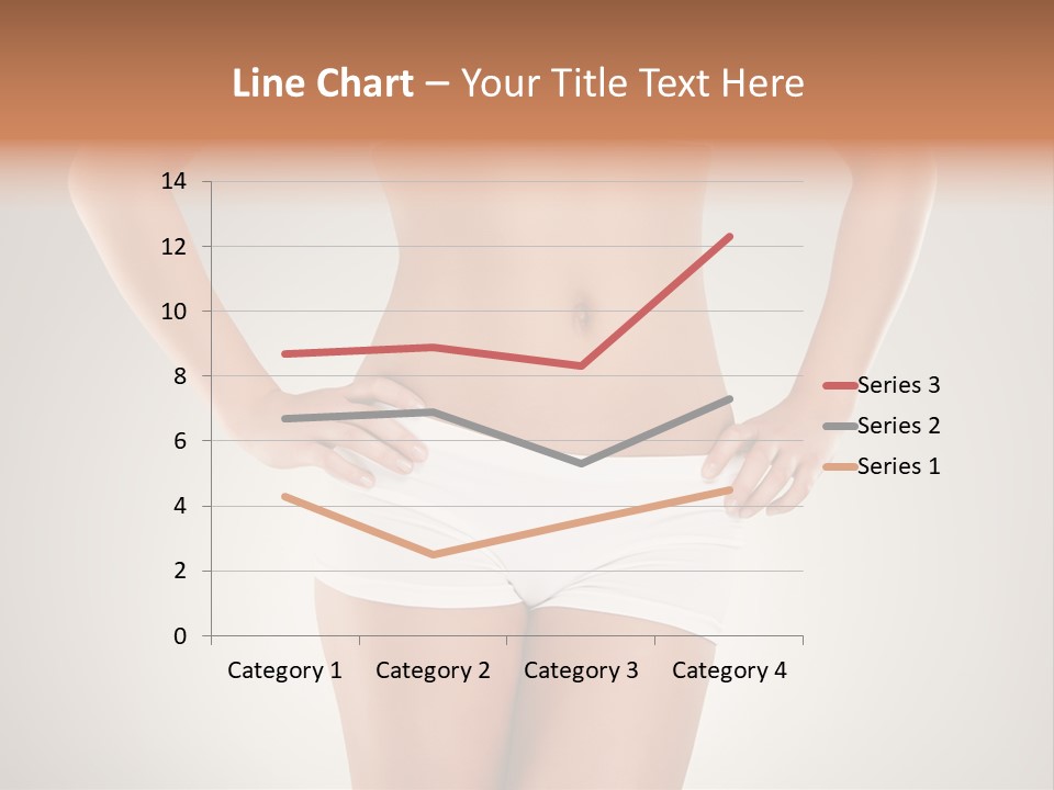 One Stomach Slender PowerPoint Template