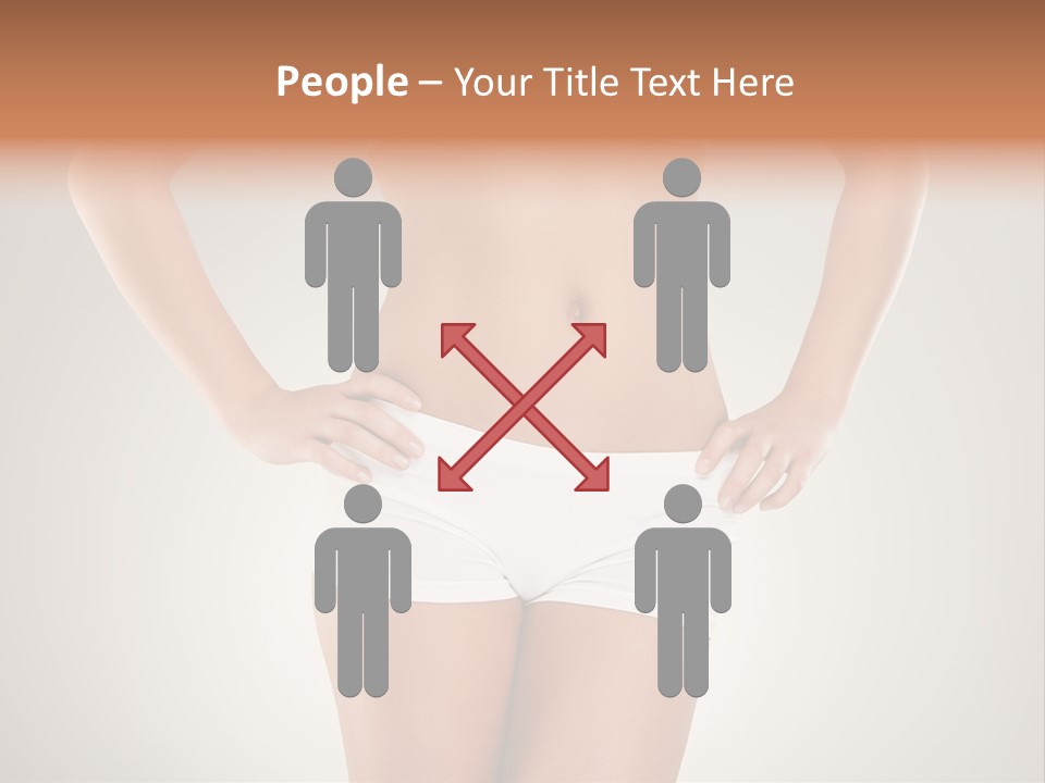 One Stomach Slender PowerPoint Template