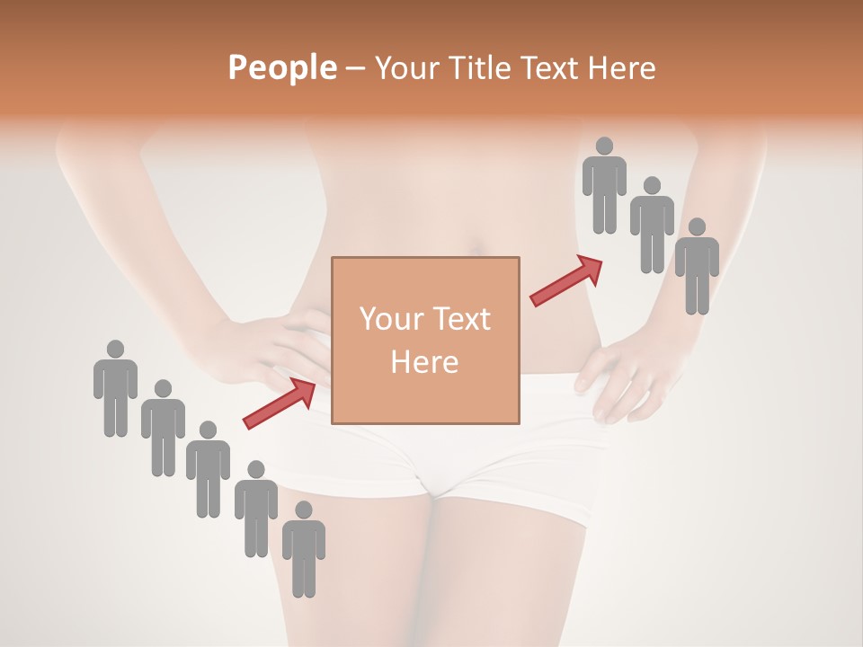 One Stomach Slender PowerPoint Template