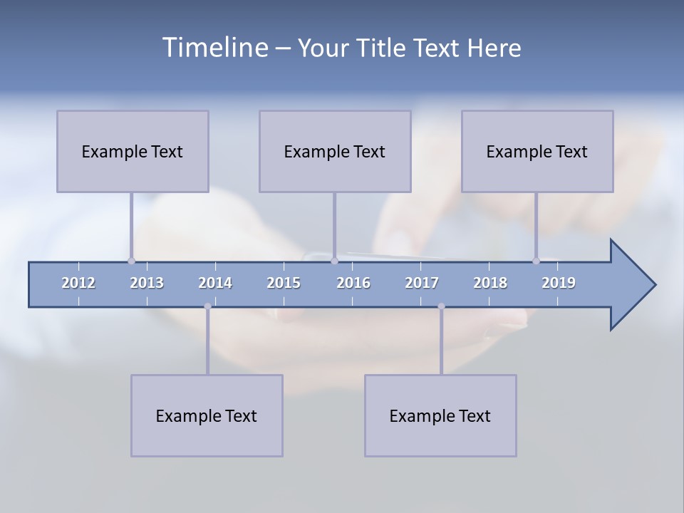 Person Mobile Technology PowerPoint Template