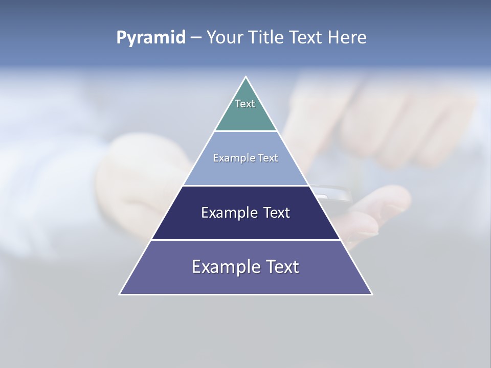 Person Mobile Technology PowerPoint Template
