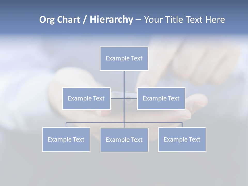 Person Mobile Technology PowerPoint Template