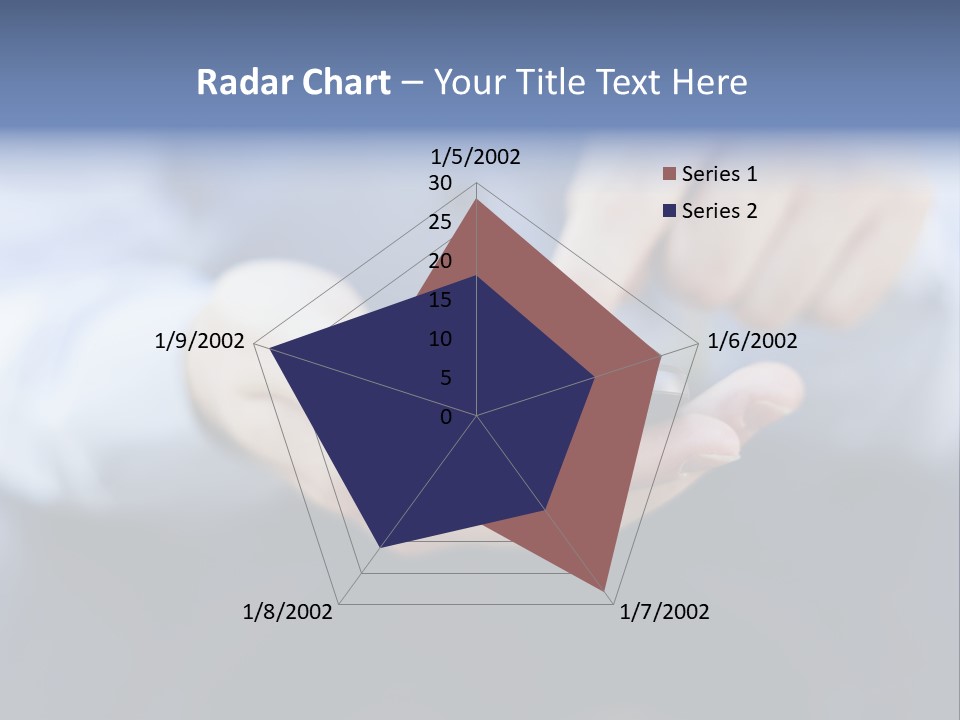 Person Mobile Technology PowerPoint Template