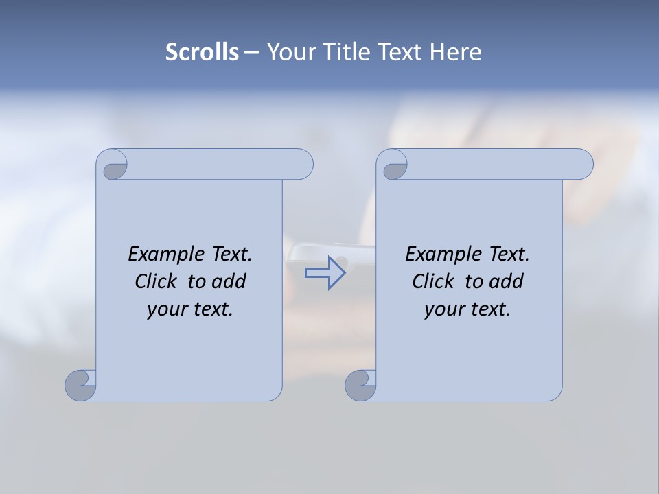 Person Mobile Technology PowerPoint Template