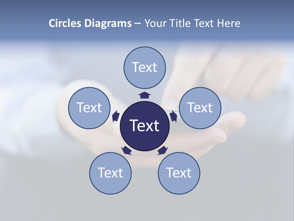 Person Mobile Technology PowerPoint Template