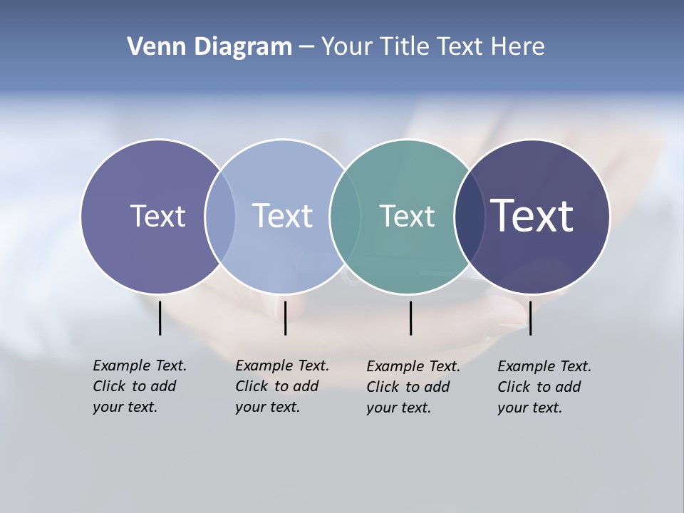 Person Mobile Technology PowerPoint Template
