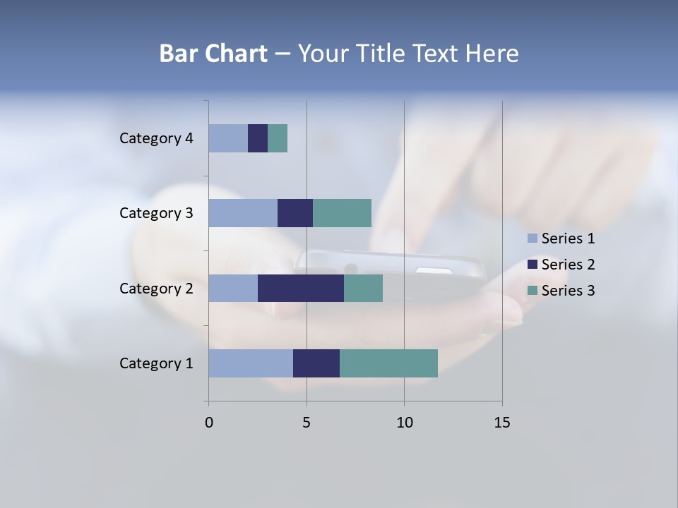 Person Mobile Technology PowerPoint Template