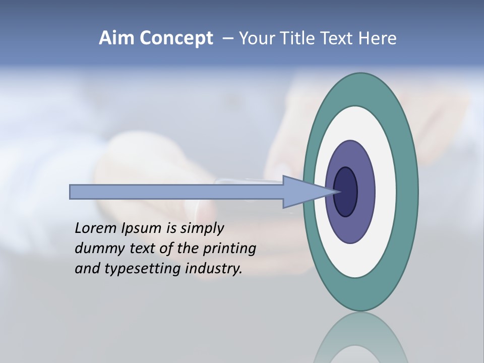 Person Mobile Technology PowerPoint Template