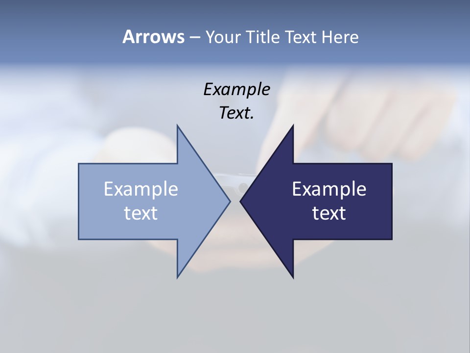 Person Mobile Technology PowerPoint Template
