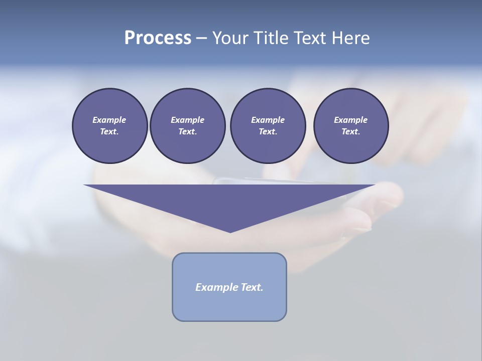 Person Mobile Technology PowerPoint Template