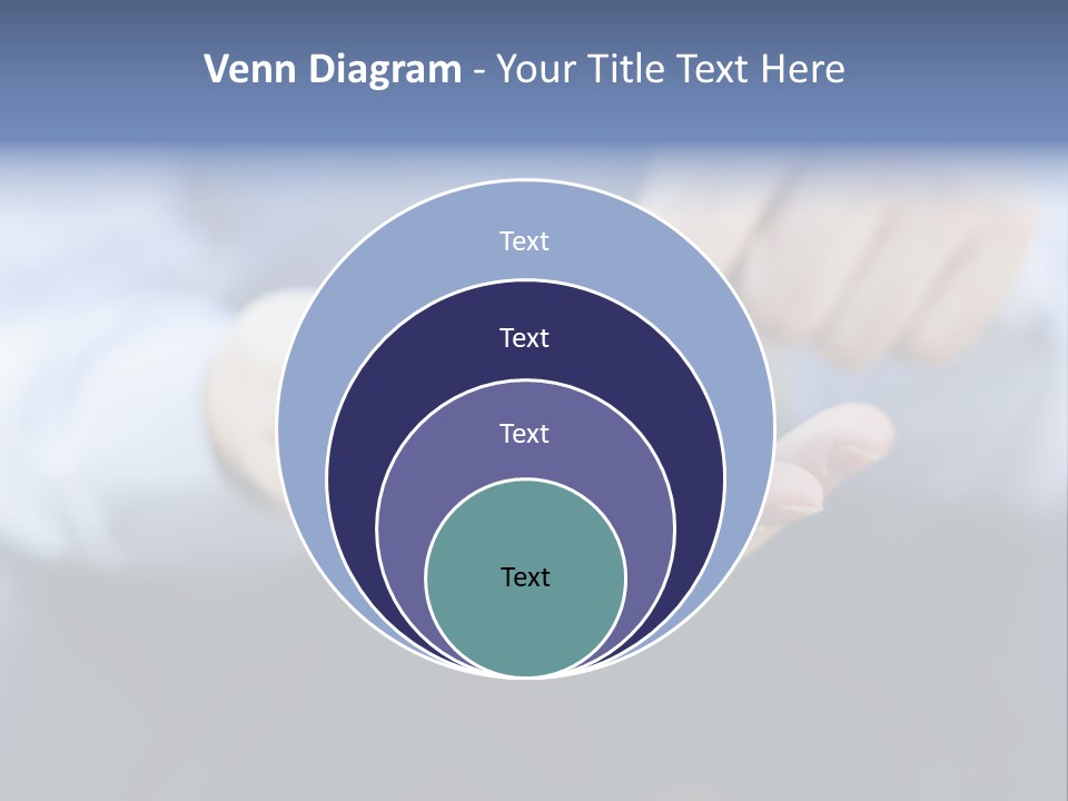 Person Mobile Technology PowerPoint Template