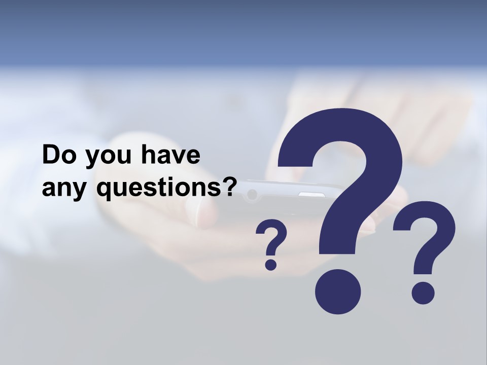 Person Mobile Technology PowerPoint Template