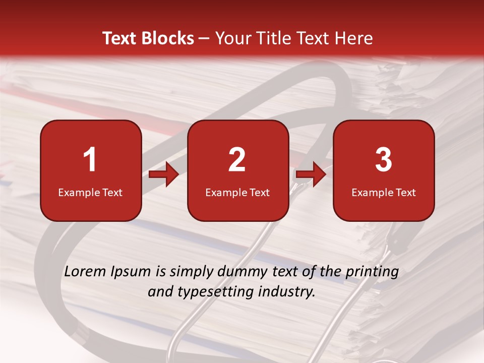 Textbook Check Learning PowerPoint Template