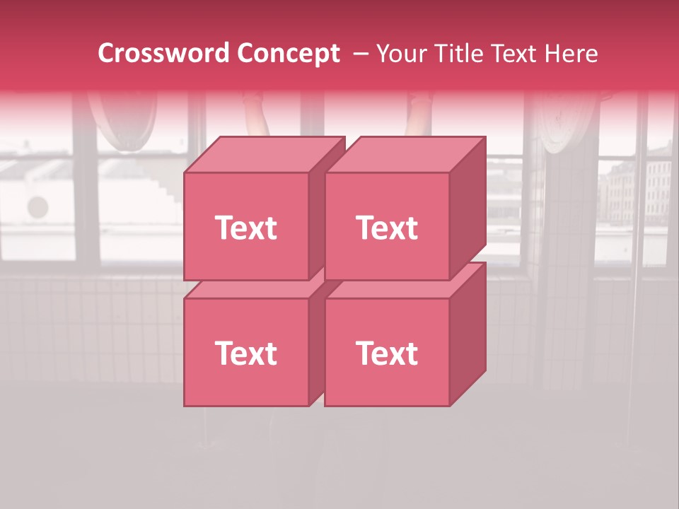 Athletic Muscle Focus PowerPoint Template