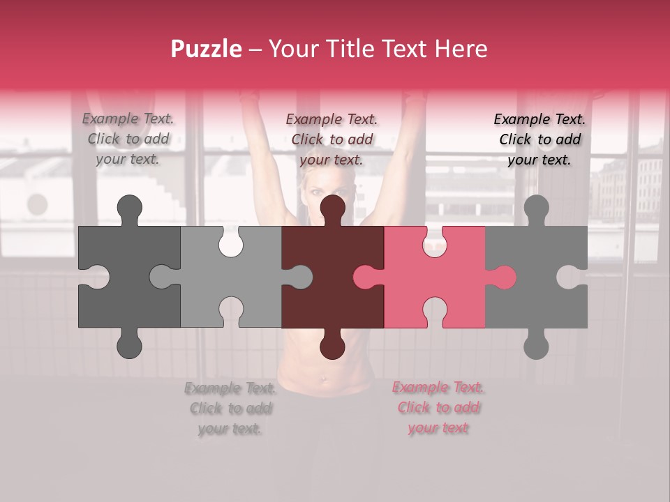 Athletic Muscle Focus PowerPoint Template