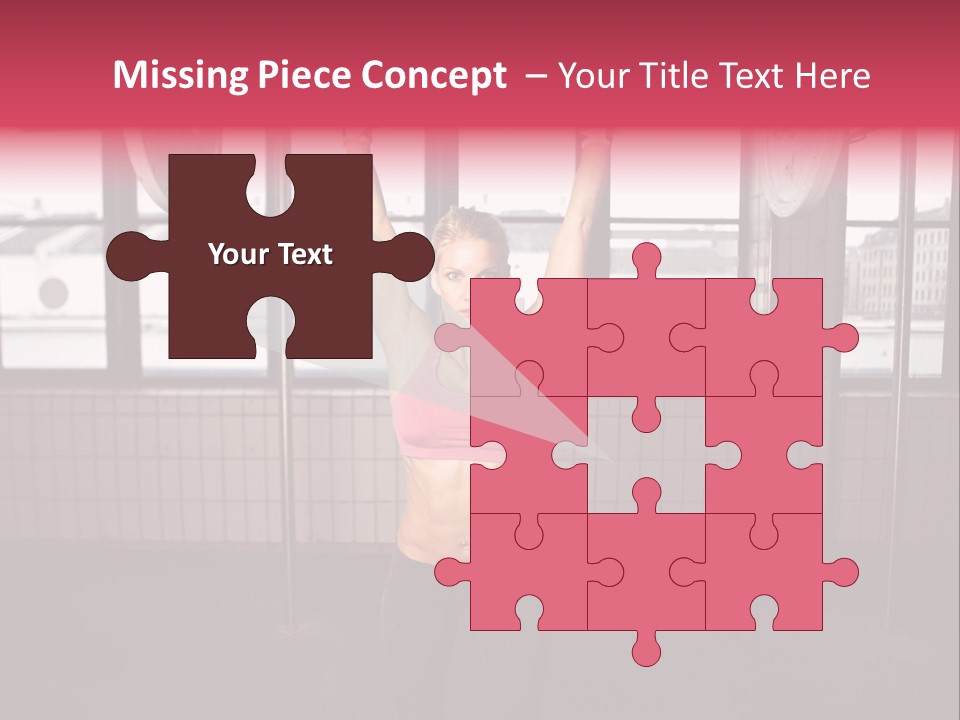 Athletic Muscle Focus PowerPoint Template