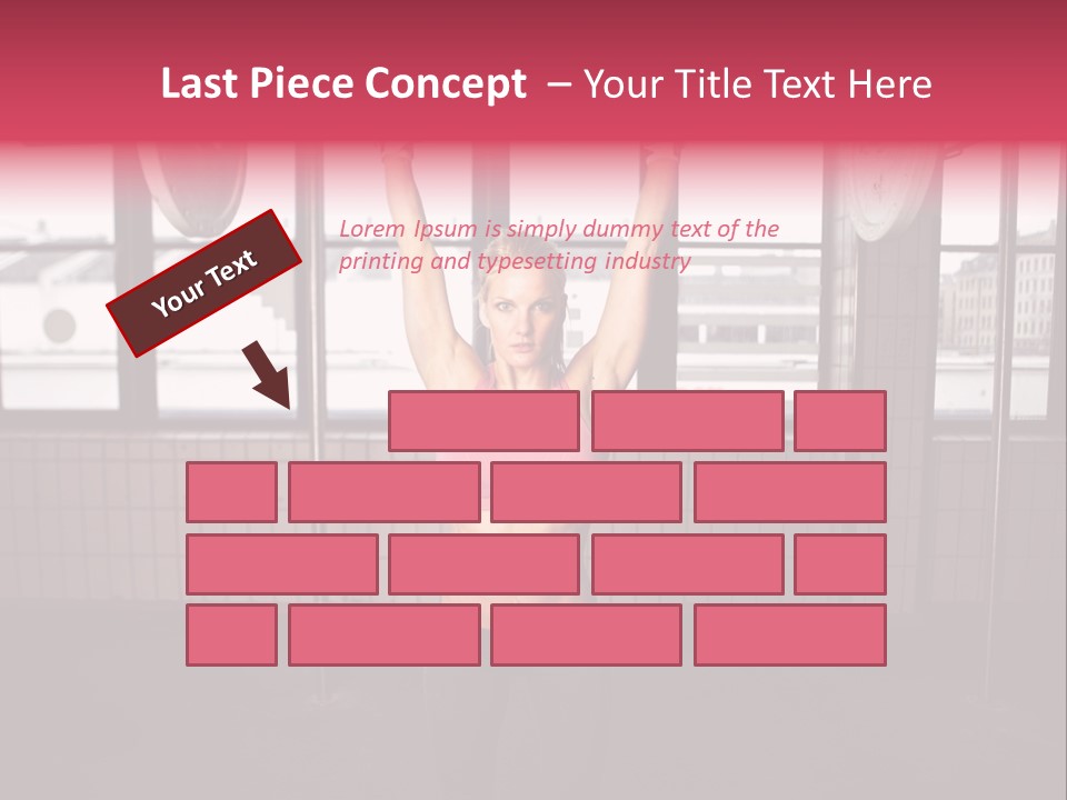 Athletic Muscle Focus PowerPoint Template