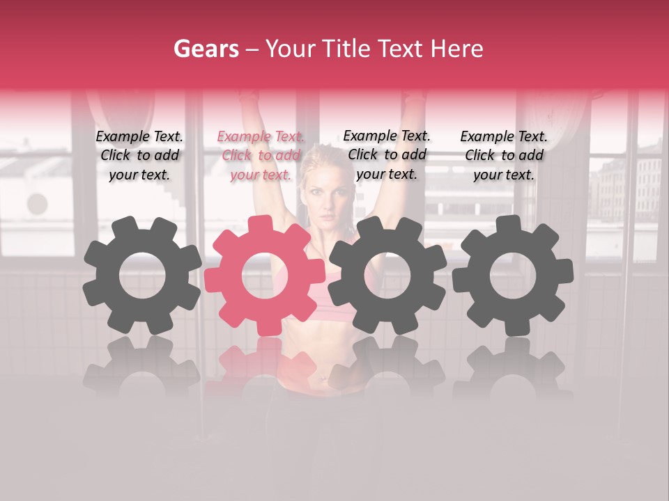 Athletic Muscle Focus PowerPoint Template