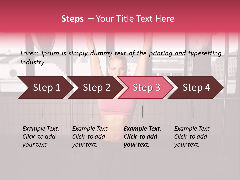 Athletic Muscle Focus PowerPoint Template