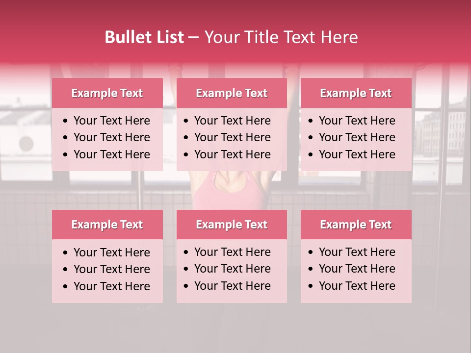 Athletic Muscle Focus PowerPoint Template