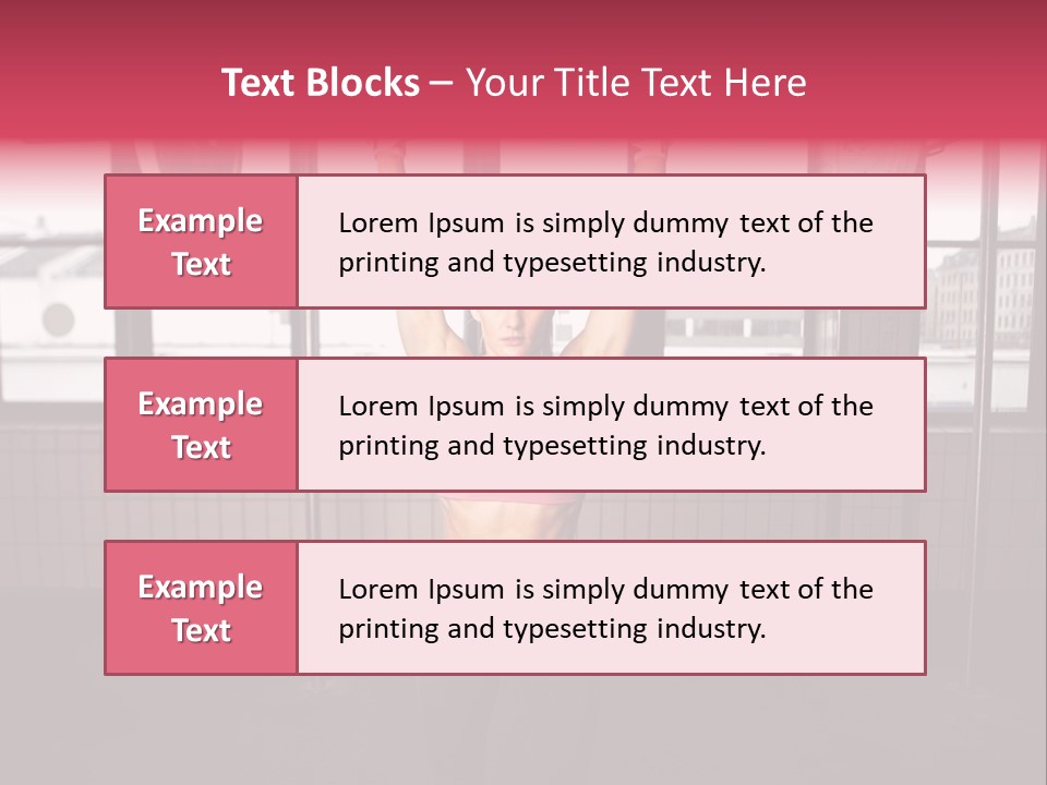 Athletic Muscle Focus PowerPoint Template