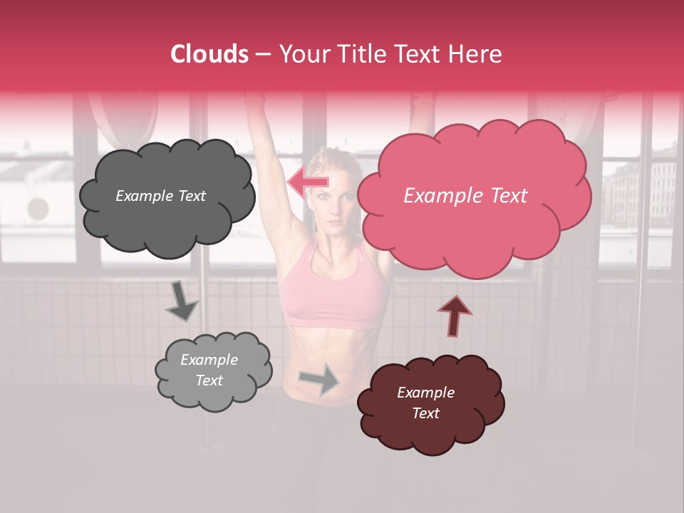 Athletic Muscle Focus PowerPoint Template
