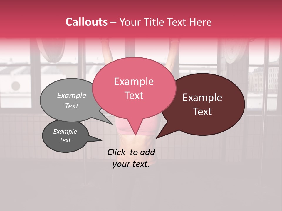 Athletic Muscle Focus PowerPoint Template