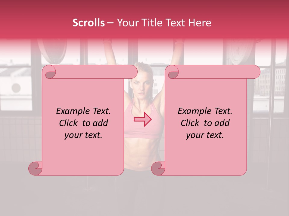 Athletic Muscle Focus PowerPoint Template