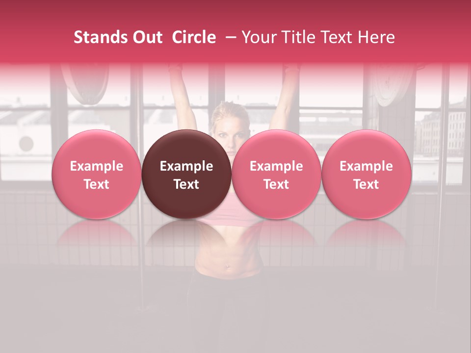 Athletic Muscle Focus PowerPoint Template