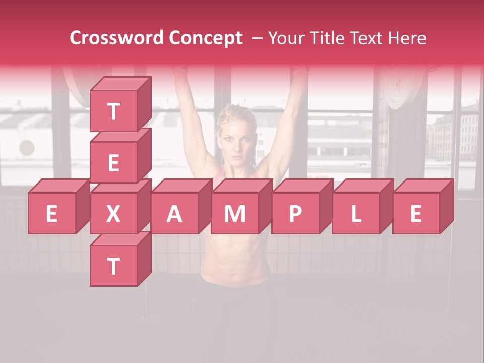 Athletic Muscle Focus PowerPoint Template