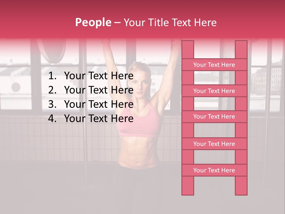 Athletic Muscle Focus PowerPoint Template